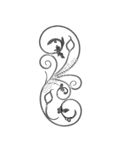 PANOU FORJAT SECT. FI 12MM, H 820MM, L 340MM