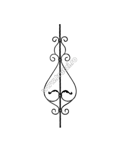 PANOU BALUSTRADA SECT. 12X12MM CANELAT, H 900MM, L 280MM