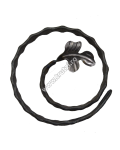 CERC MELCAT CU FRUNZA SECT. 12X5MM AMPRENTAT, DIAMETRU FI 120MM