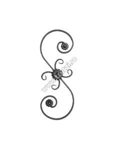 PANOU BALUSTRADA SECT. 12X12MM AMPRENTAT, H 800MM, L 300MM