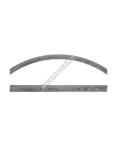 ARCADA TIP" SEMICERC" PLASA GARD  SECT 40X4 MM , L : 2000 MM , H : 230