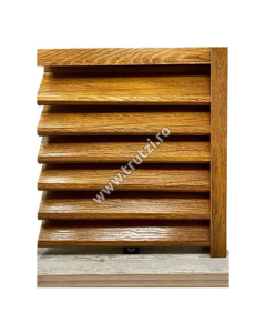 PROFIL U ORIZONTAL IMITATIE LEMN STEJAR