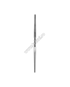MONTANT DIN TEAVA SECT. FI 32X1.0MM, H 1000MM