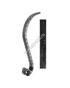 TERMINATIE MANA CURENTA SECT. 40X5MM AMPRENTAT SCOARTA, H 500MM, L 200MM