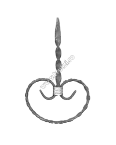 ELEMENT "C" CU VARF SECT. 12X6MM AMPRENTAT, H 200MM, L 100MM