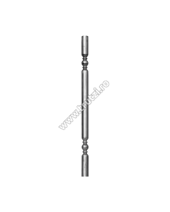 MONTANT DREPT DIN TEAVA MODELATA FI 50MM, H 1000MM