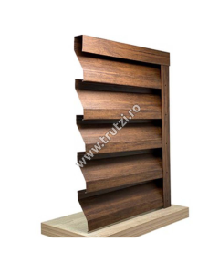 PROFIL U VERTICAL PERFORAT IMITATIE LEMN MAHON