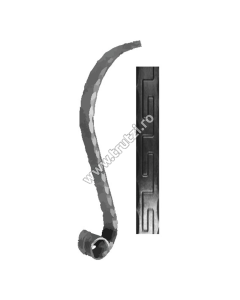 TERMINATIE MANA CURENTA SECT. 40X8MM AMPRENTAT GRECESC, H 500MM, L 200MM