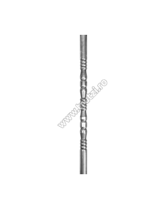 MONTANT DIN TEAVA SECT. FI 48X1.2MM, H 1000MM