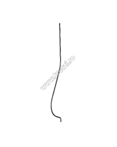 MONTANT CURBAT SECT. 12X12MM LIS, INT. 160MM, H 1700MM