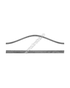 ARCADA  TIP "OMEGA" PLASA GARD SECT 40X5 MM , H 230 MM , L 2000 MM