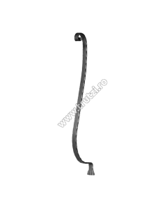 MONTANT CURBAT SECT. 30X8MM AMPRENTAT MARGINI, INT. 140MM, H 900MM