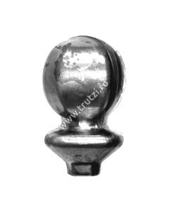 TERMINATIE BALUSTRADA DIN TABLA BAZA 17X17MM, H 75MM, L 51MM, GR. 1.5MM