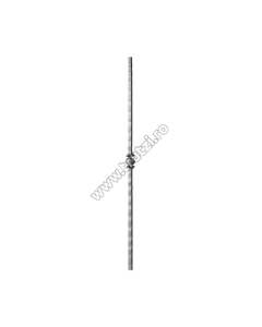 MONTANT DREPT SECT. 14X14MM BATUT, H 900MM, L 35MM