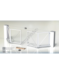 KIT POARTA BATANTA PLIABILA 2 BRATE, D=6ML, TWIN DRIVE 6.0