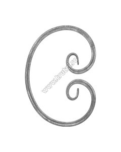 ELEMENT " C"  SECT. 12X12 MM CANELAT, H: 300MM, L:200MM