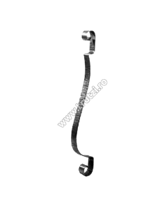 MONTANT CURBAT SECT. 30X4MM AMPRENTAT TRANSVERSAL, INT. 120MM, H 900MM