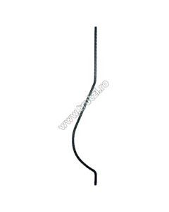 MONTANT CURBAT SECT. 12X12MM AMPRENTAT, INT. 160MM, H 900MM