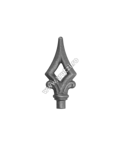 VARF DIN OTEL BAZA FI 15MM, H 125MM, L 55MM