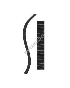 TERMINATIE MANA CURENTA SECT. 40X8MM AMPRENTAT TRANSVERSAL, H 700MM, L 200MM