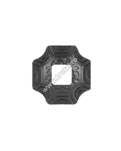 PLACUTA DIN TABLA PT. BALUSTRADA 100X100MM, GAURA 40X40MM, GR. 3MM