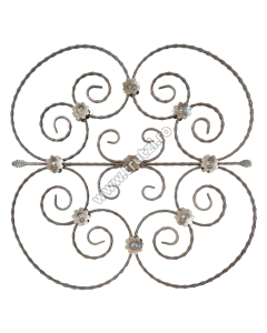 PANOU FORJAT SECT. 12X6MM AMPRENTAT, H 610MM, L 610MM