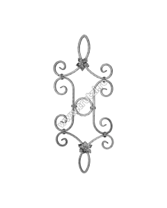 PANOU FORJAT SECT. 12X12MM AMPRENTAT, H 900MM, L 385MM