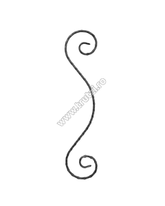 ELEMENT ACOLADA SECT. 12X5MM AMPRENTAT, H 450MM, L 100MM