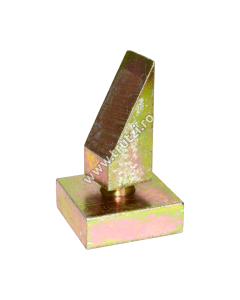 PLACA CU PIVOT BAZA 70X60X15MM, FI 20MM, H 104MM