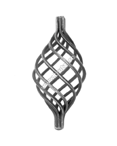 ELEMENT SPIRALAT BAZA 14X14MM, H 140MM, L 75MM