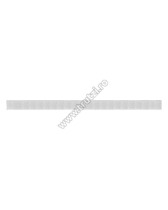 LAMELA PENTRU GARD TIP JALUZEA 0.55 MM ALB RAL 9010
