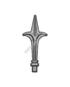 VARF TURNAT BAZA 12X12MM, H 123MM, L 55MM