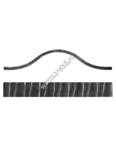 ARCADA "OMEGA" SECT. 25X4 MM AMPRENTAT TRANSVERSAL, H 210-220MM, L 1000MM