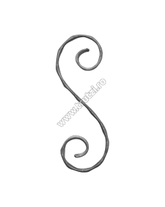 ELEMENT "S" SECT. 12X5MM AMPRENTAT, H 300MM, L 100MM