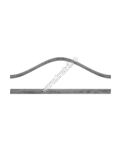 ARCADA TIP "OMEGA" POARTA PIETONALA SECT. 40X5 MM, H: 210-220MM, L : 1000MM