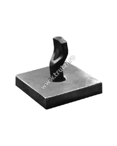 PLACA CU PIVOT BAZA 60X60MM, H 93MM