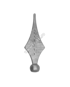 VARF DIN OTEL BAZA FI 29MM, H 180MM, L 60MM