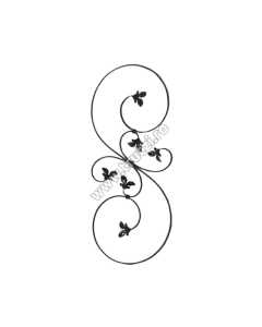 PANOU BALUSTRADA SECT. 12X5MM, H 800MM, L 300MM