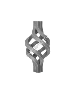 ELEMENT SPIRALAT BAZA 24X24MM, H 180MM, L 100MM