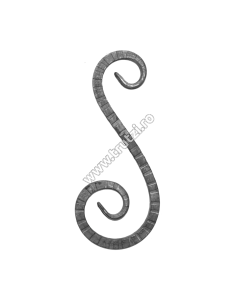 ELEMENT "S" SECT.12X12MM AMPRENTAT TRANSVERSAL,H: 180MM , L: 90MM