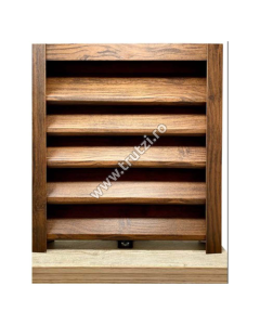 PROFIL U VERTICAL PERFORAT IMITATIE LEMN MAHON DUBLU