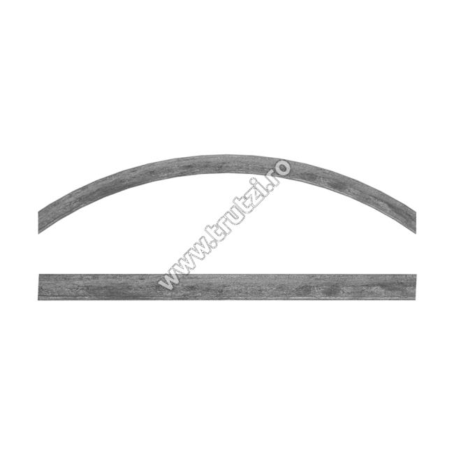 ARCADA TIP" SEMICERC" PLASA GARD  SECT 25X5 MM , L : 2000 MM , H : 230
