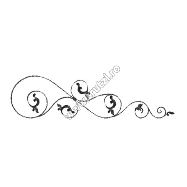 ELEMENT SUPERIOR PORTI 16X6MM AMPRENTAT, H 350MM, L1500MM