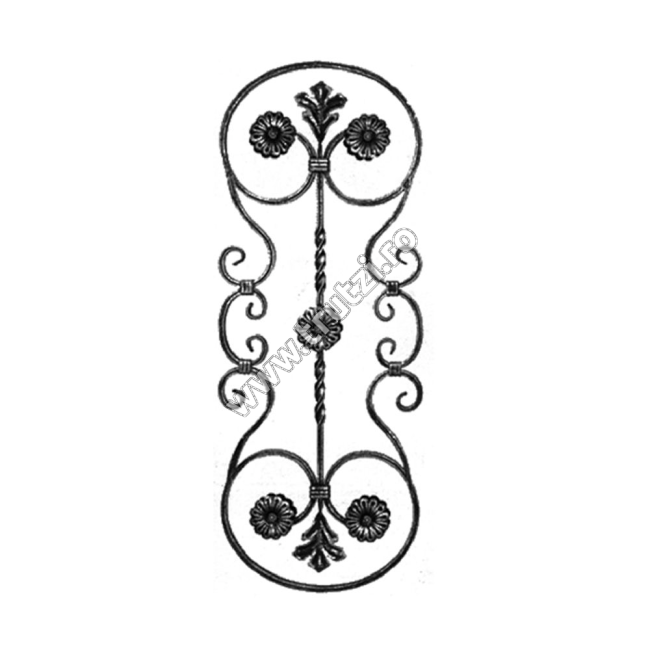 PANOU FORJAT SECT. 12X6MM, H 800MM, L 300MM