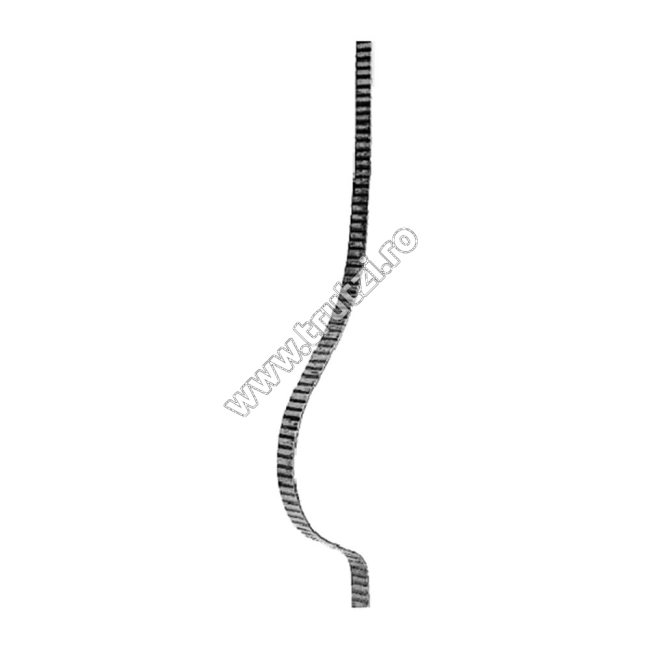 MONTANT CURBAT SECT. 30X5MM AMPRENTAT TRANSVERSAL, INT. 150MM, H 900MM