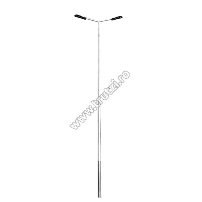 Stalp iluminat stradal octogonal OCLYTE 6m, zincat