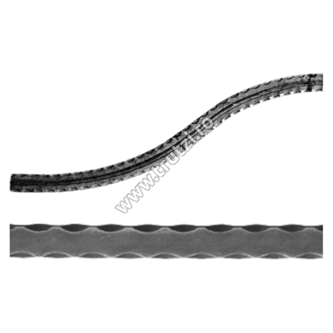 ARCADA "OMEGA" PE STG SECT. 20X5MM AMPRENTAT MARGINI, H 250-300MM, L 2000