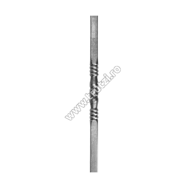 MONTANT DIN TEAVA SECT. 40X40X1.2MM, H 1000MM