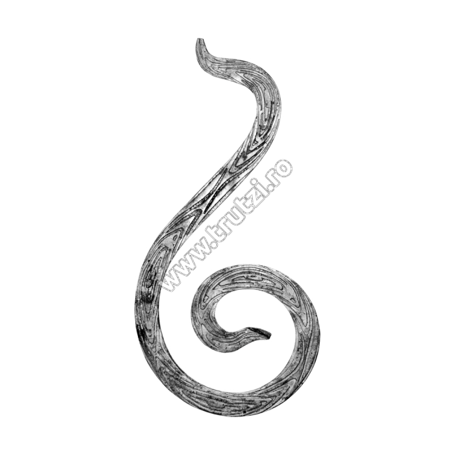 ELEMENT "S" SECT 25X5MM, AMPRENTAT FLOARE, H 470MM, L 230MM, DREAPTA