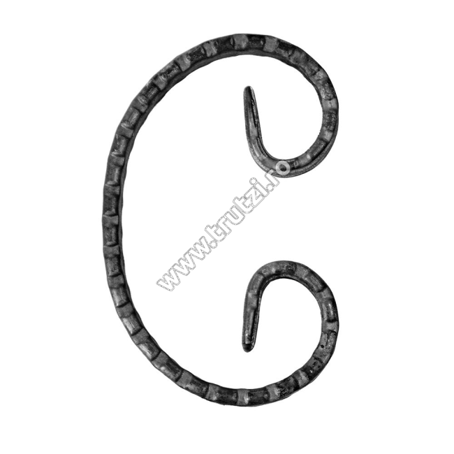 ELEMENT "C" SECT. 12X5MM AMPRENTAT CANT, H 85MM, L 50MM